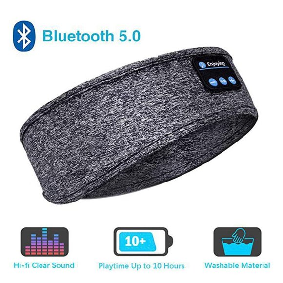 Wireless Bluetooth Sports Headband/Sleep Mask - Picture 1 of 9